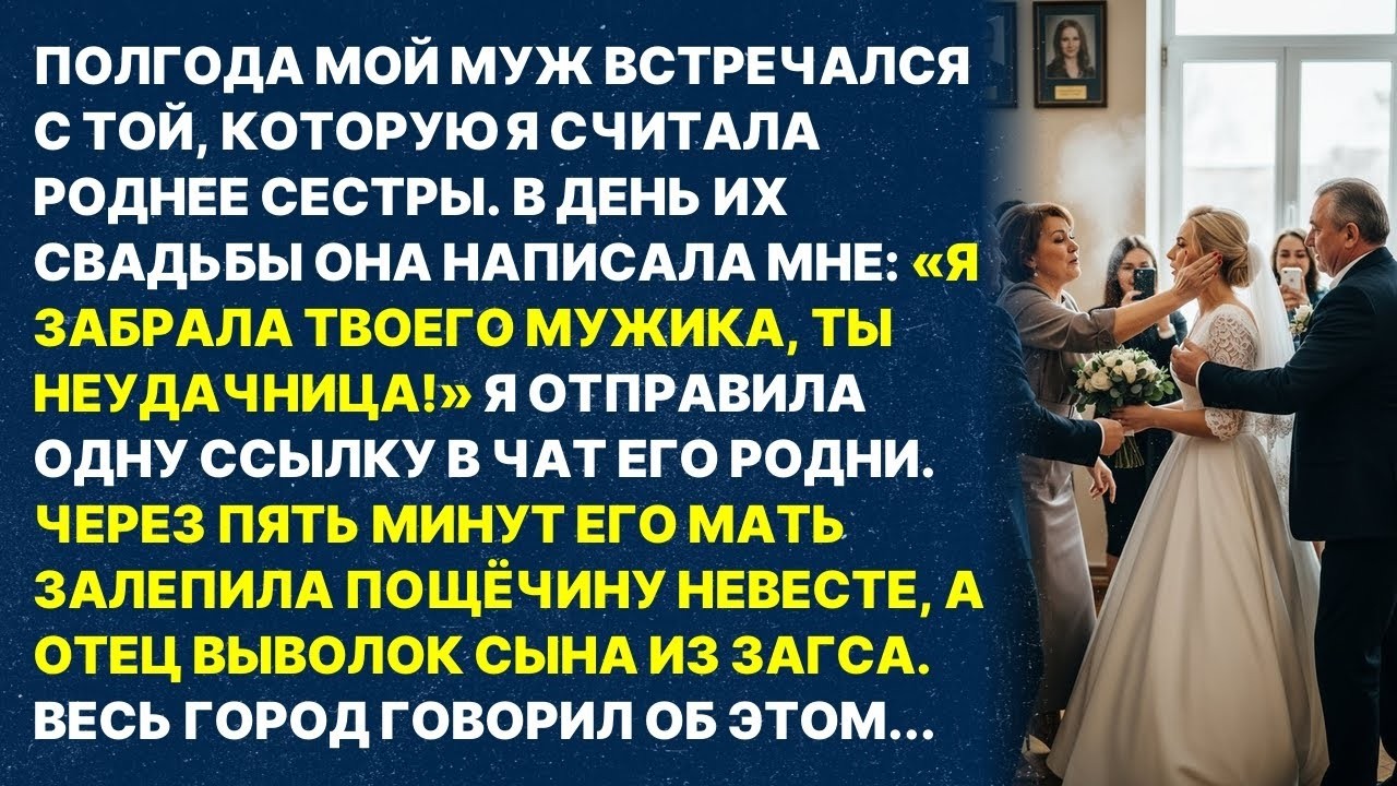 Моя подруга увела у меня мужа и насмехалась надо мной, но одна ссылка разрушила их свадьбу