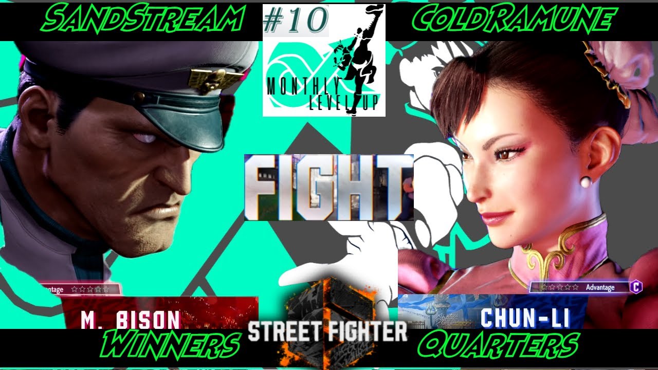 SandStream (Bison) Vs. ColdRamune (Chun-Li) - Street Fighter 6 - WQF - Monthly Level Up 10