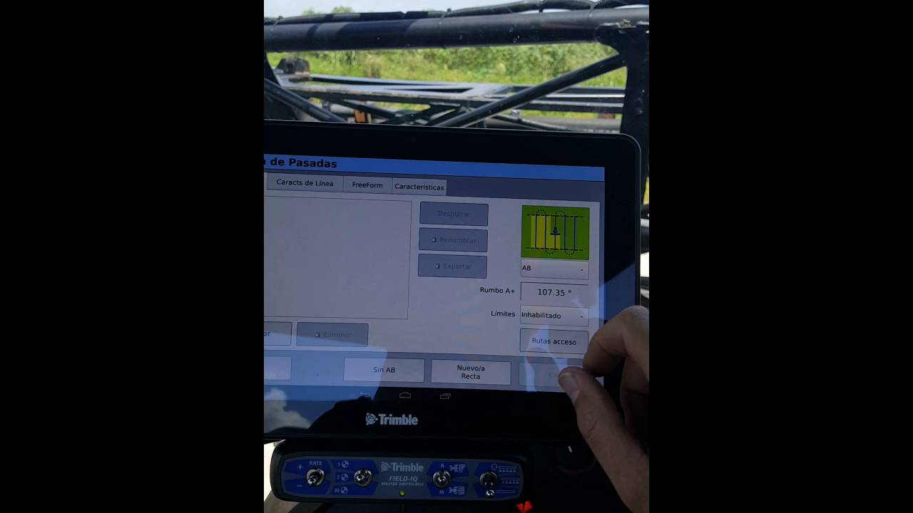 Operating Trimble Field IQ In Manual Mode