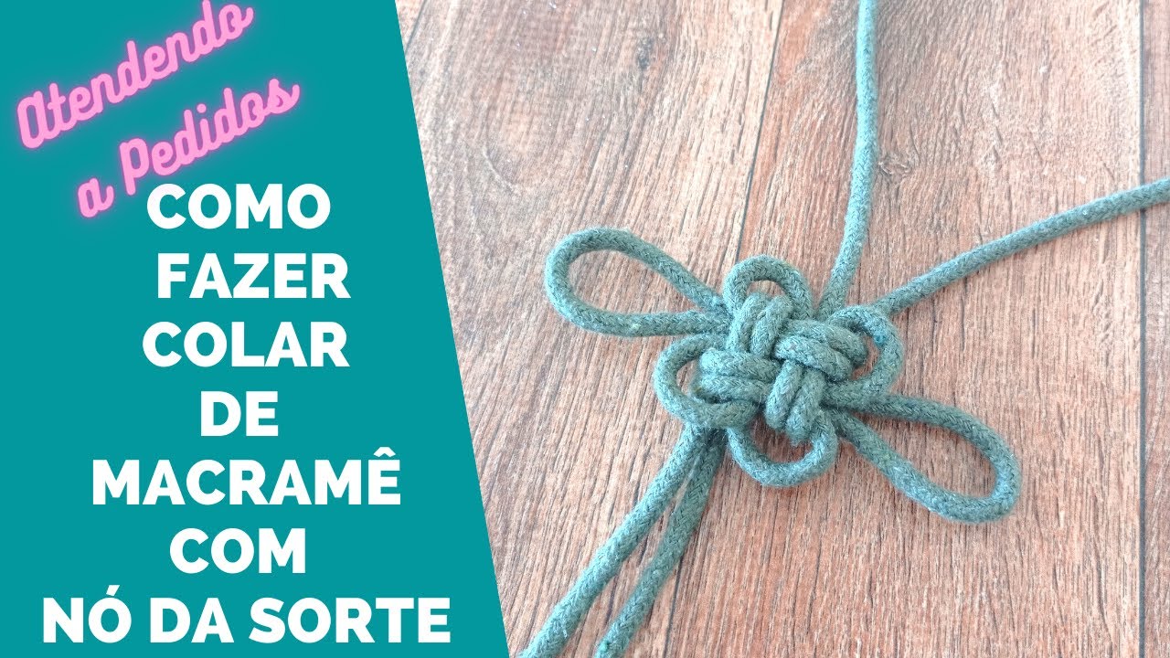 COLAR COM NÓ DA SORTE