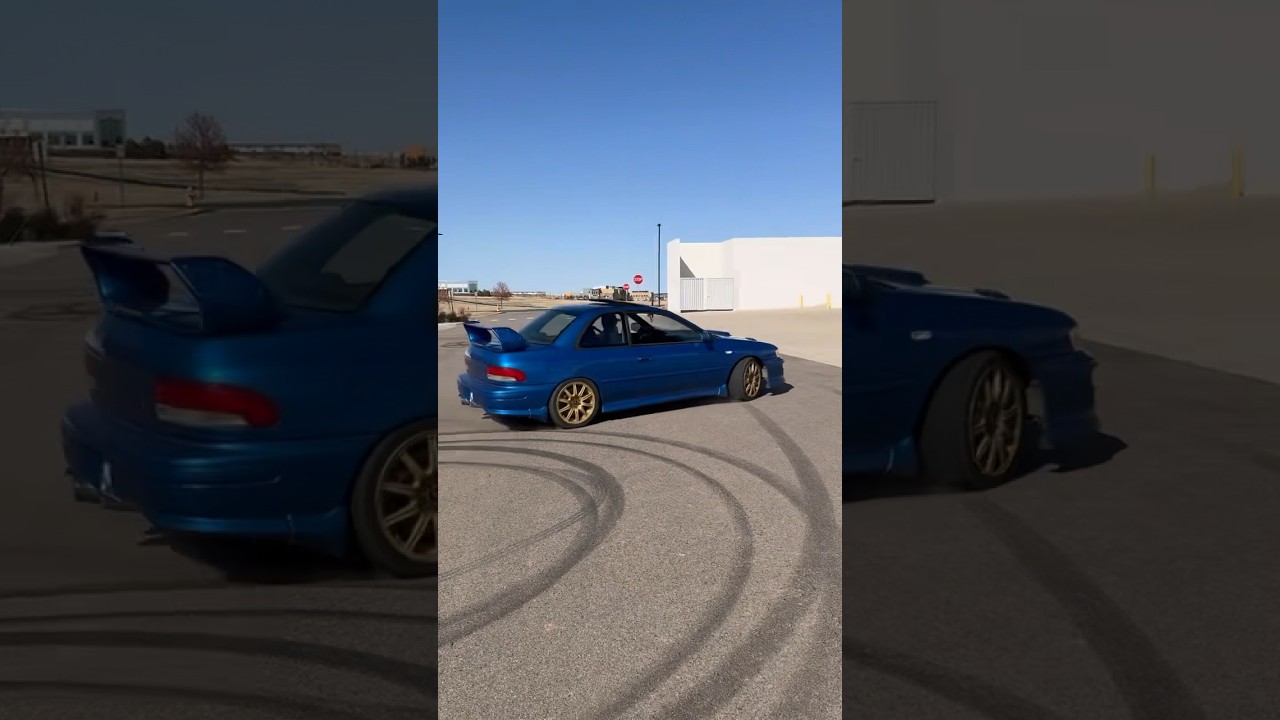 Subaru GC8 Donuts 🍩 #subaru #impreza #coupe #sti #turbo #jdm #rs25 #25rs #gc8 #rsti #awd