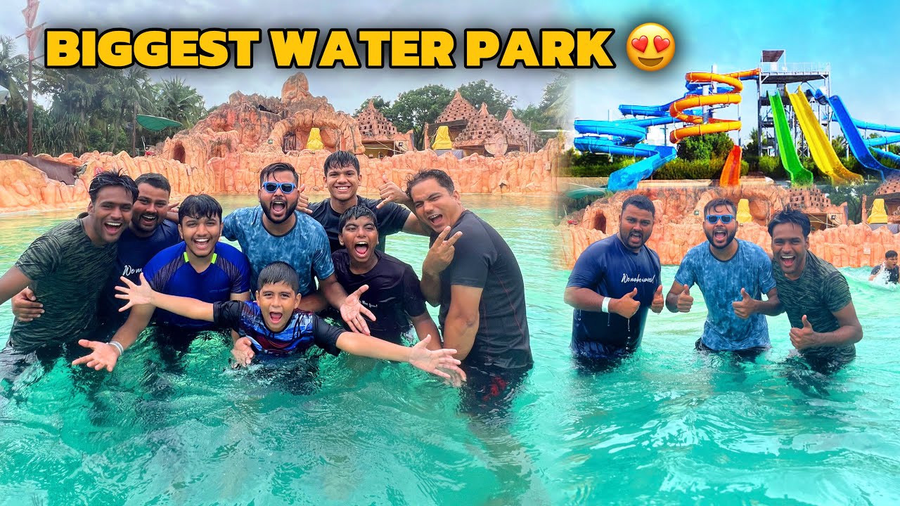 Biggest Water park Mein Aa Gaye 😳 Water Kingdom Mumbai 😍