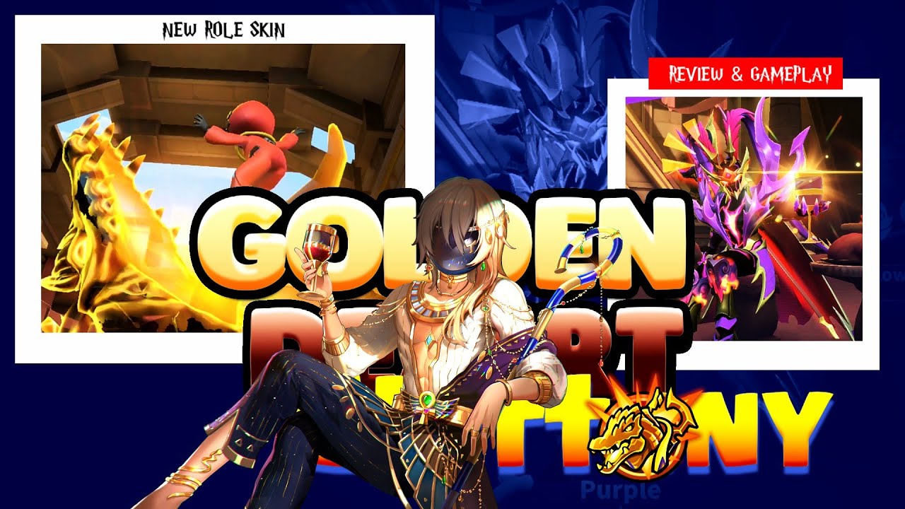 Golden desert gluttony new role skin review & gameplay | supersus game || Virus_Eleven ||