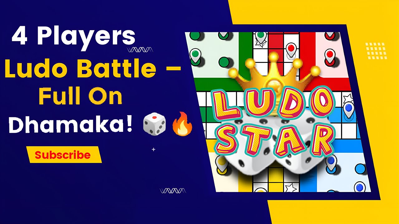 live! 4 Players Ludo Battle – Full On Dhamaka! 🎲🔥 2 vs 2 & 1 on 1 ludo battle ⚔️ #ludostar #ludoking