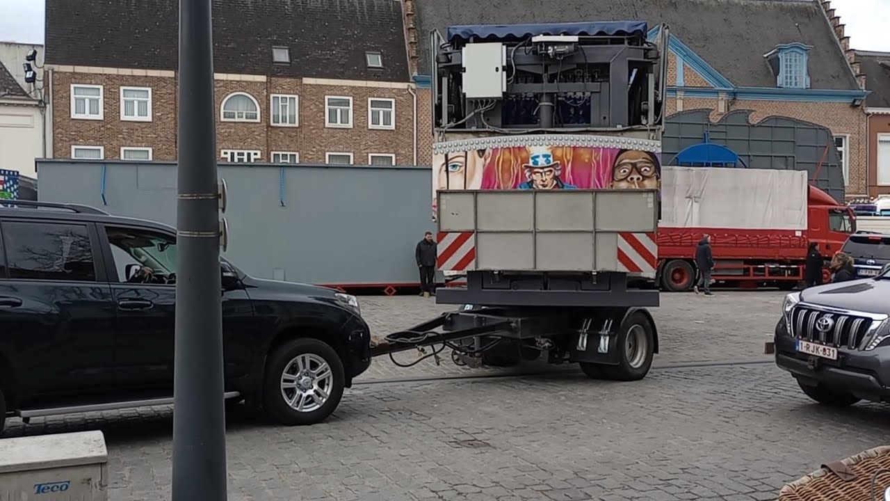 Paaskermis Herentals 2024 transport en opbouw deel 3