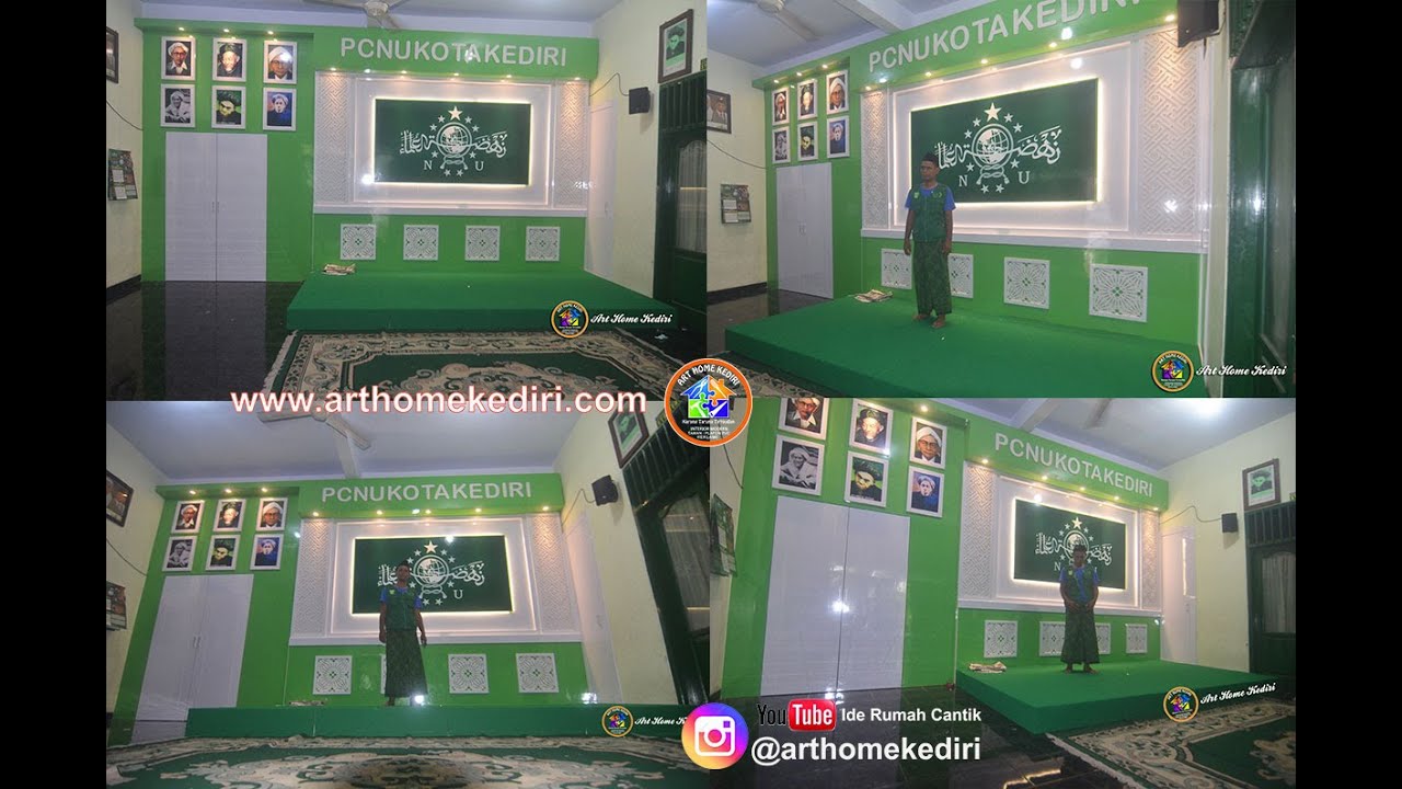 Interior kediri-Interior kantor PCNU Kota Kediri yang indah,menarik dan elegan menawan