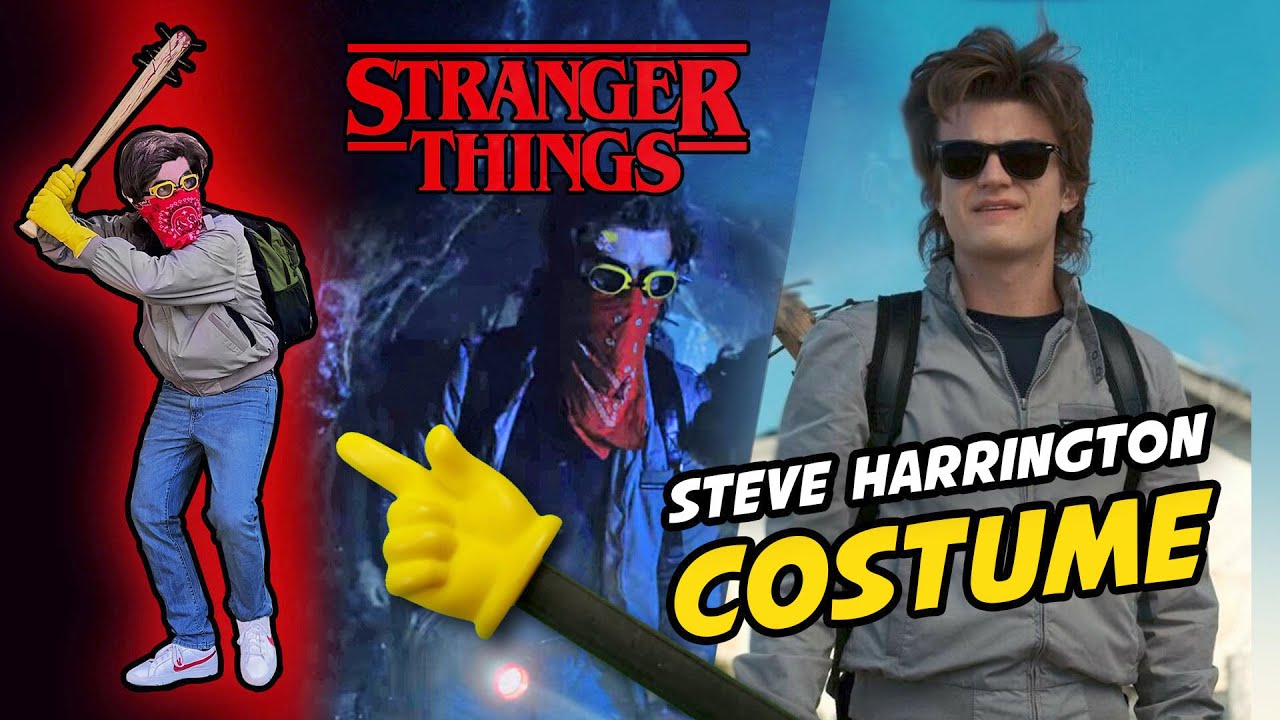 EASY Stranger Things Cosplay - Steve Harrington Costume