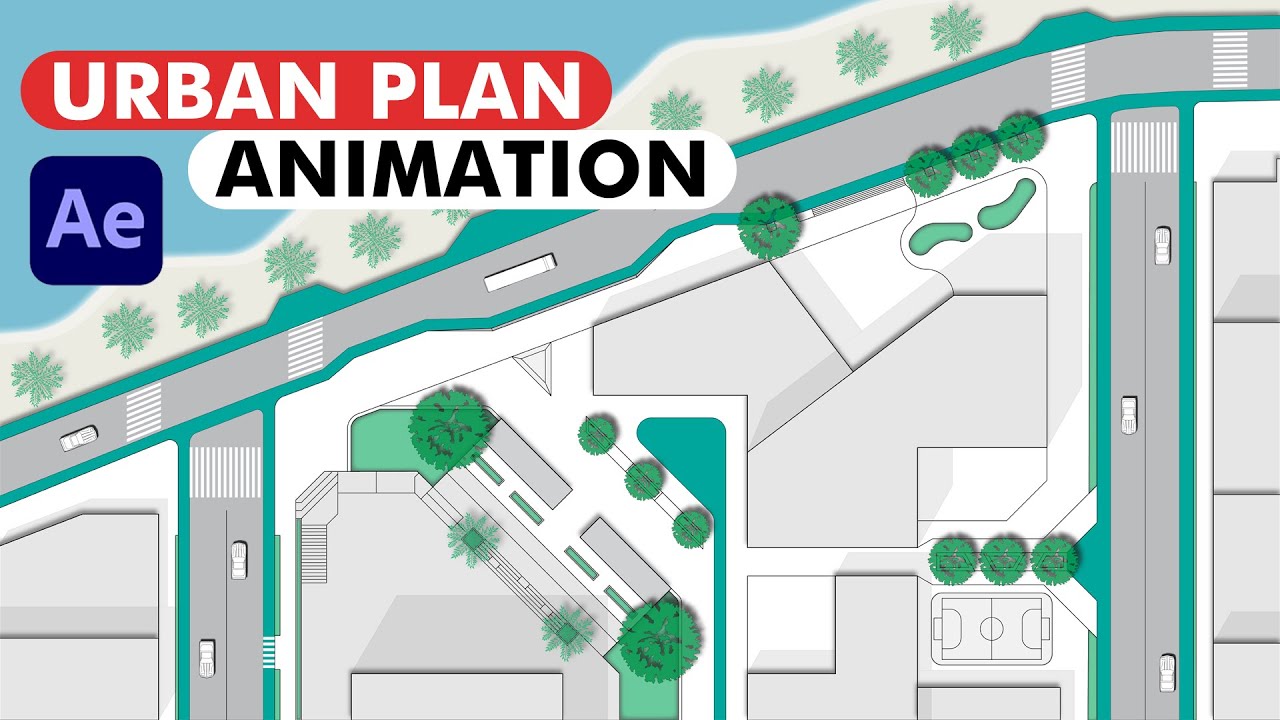 URBAN PLAN Animation | After Effects Architecture