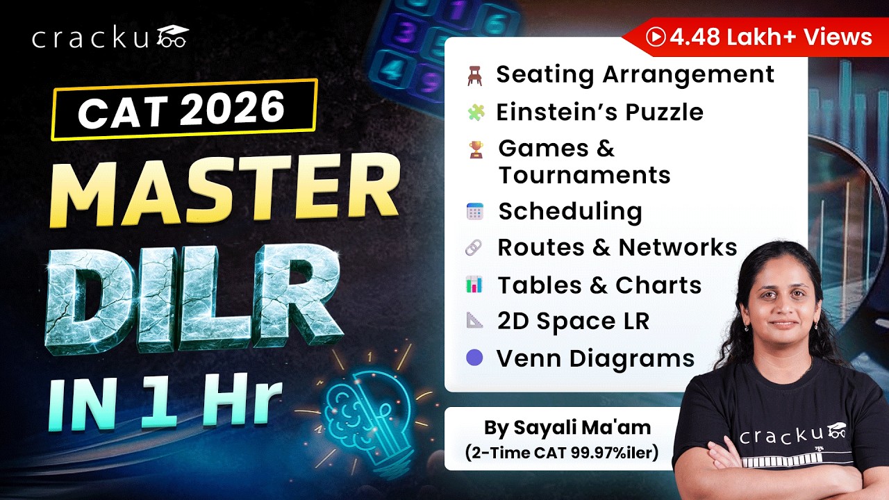 CAT 2026 Complete LRDI Revision | Master DILR for CAT in 1 hour | Cracku CAT Revision Playlist