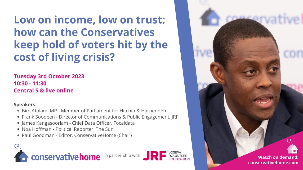 Low on income, low on trust: how can the Conservatives retain voters hit by the cost of living?