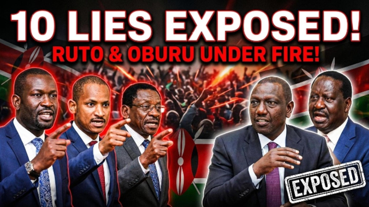 “SHOCK POLITICAL ATTACK! Sifuna, Babu & Orengo Unveil ‘10 LIES’ Exposing Ruto & Oburu!”#politics