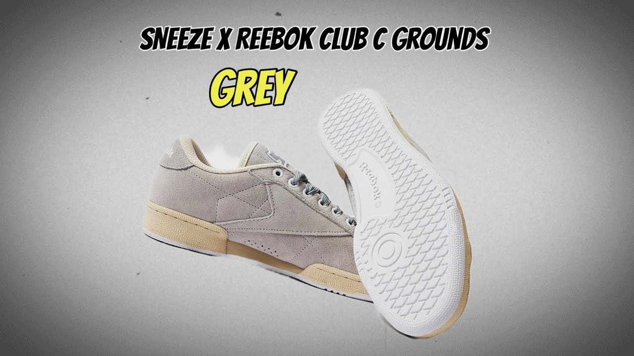 SNEEZE x Reebok Club C Grounds Grey