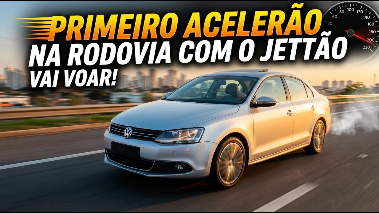ACELERANDO O JETTA 211CV PELA PRIMERA VEZ - LIMPEI A ESQUERDA!!