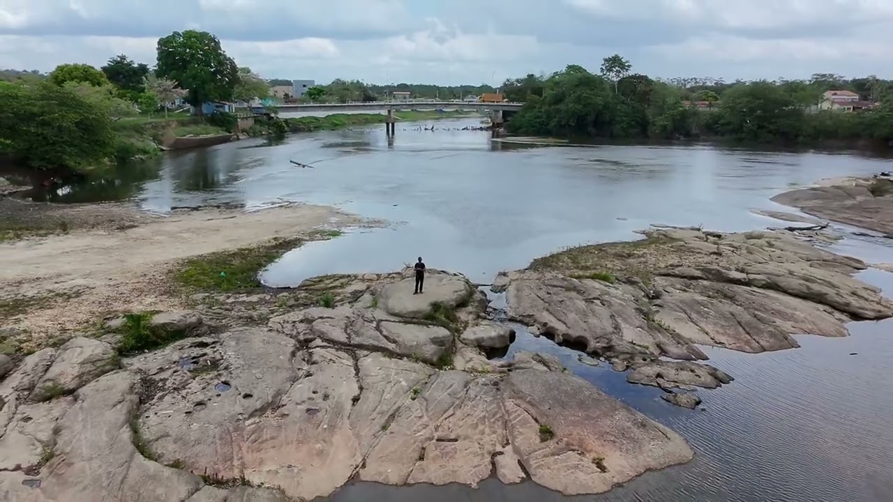 Verão Amazônico,seca do Río Guamár.Ourém/Pa Brasil.