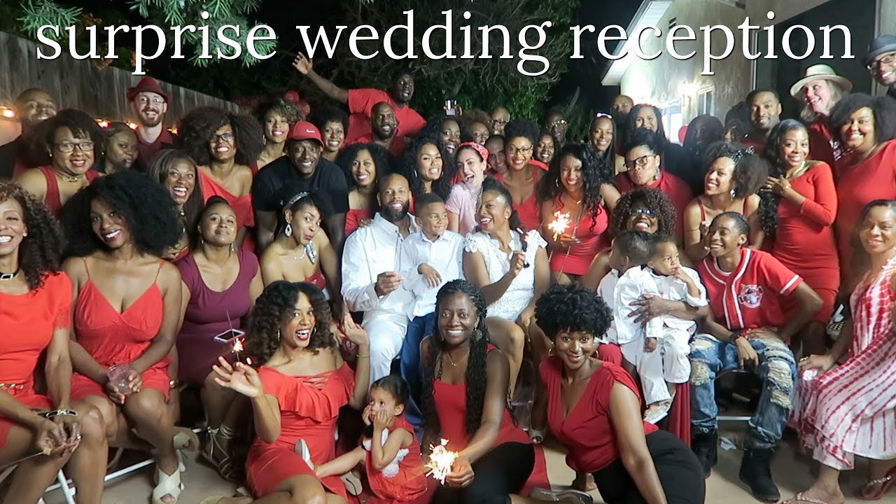 Surprise Wedding Reception| That Chick Angel TV
