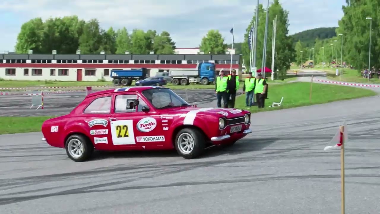 KNA Kongsvinger Rallysprint 2022 - Holm Jacob Matheson (Ford Escort MK1 RS1600)