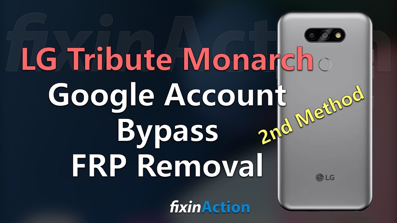 Простой обход удаления учетной записи Google FRP на LG Tribute Monarch K300 без ПК