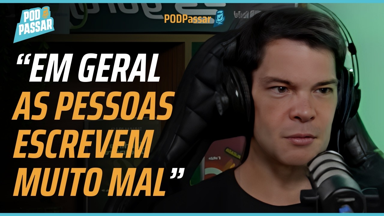 Marcel Guimarães e Leo Murga debatem o porque as pessoas tem tando medo da prova discursiva