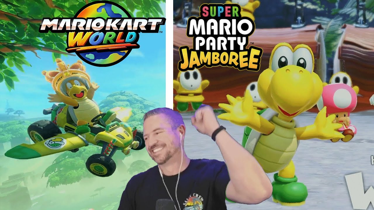 Mario Kart World and Mario Party Jamboree with GIGS!