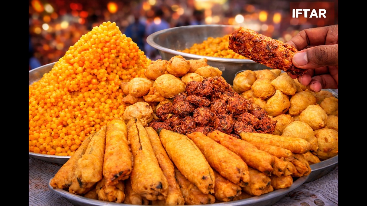 Street Style Iftar Snacks | Ramadan Special Crispy Pakora & Samosa