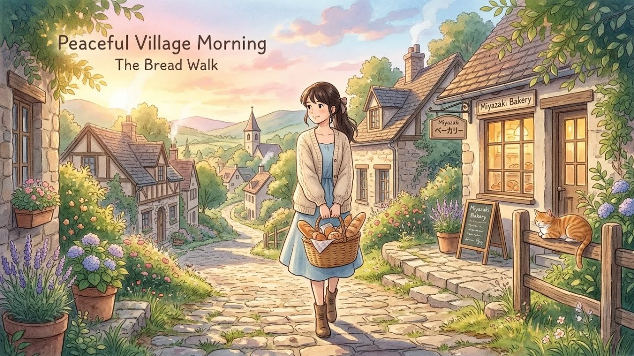 Slow Village Mornings | A Calm Story About Bread, Home, and Quiet Days