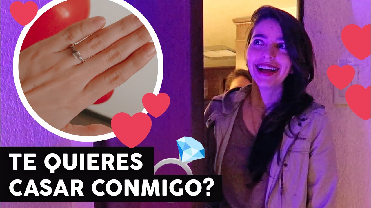 SORPRENDÍ A MI NOVIA Y LE PEDÍ QUE SE CASARA CONMIGO 💍💕