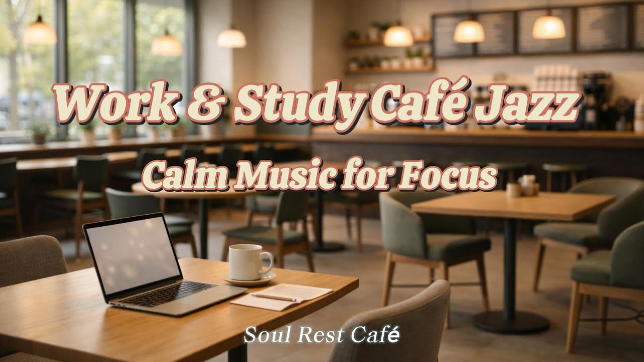Work & Study Café Jazz – Calm Background Music