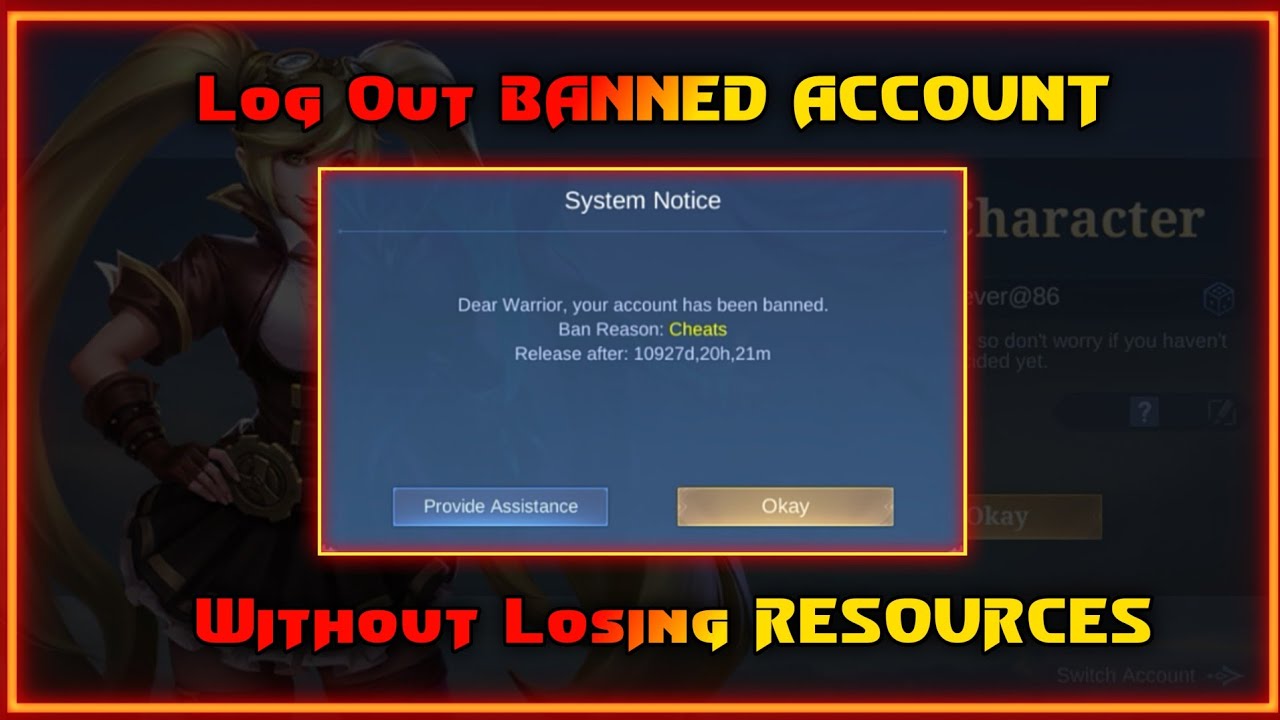 How to Log out BANNED ACCOUNT || Without Losing RESOURCES || Tutorial || Step By Step || Lled Mark