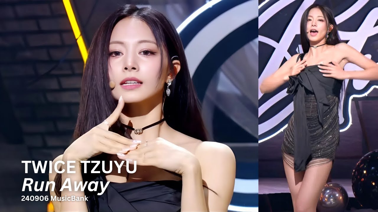 트와이스 쯔위 'Run Away' 직캠 (TWICE TZUYU Fancam) @MusicBank 240906