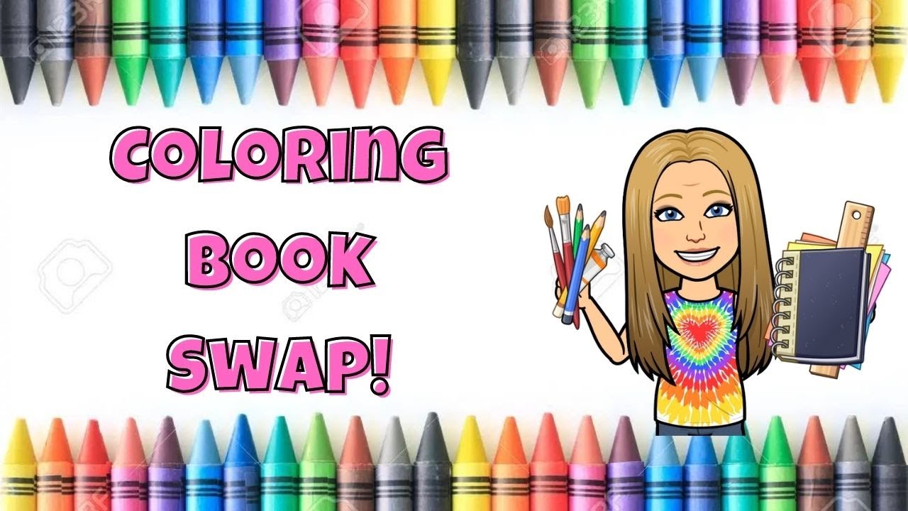 Coloring book swap! Hosted by Kathleen!