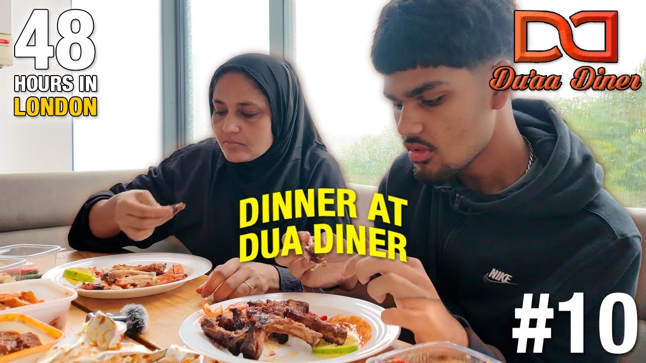 Ordering Dua Diner to our Hotel (Mukbang) - 48 Hours in London #10