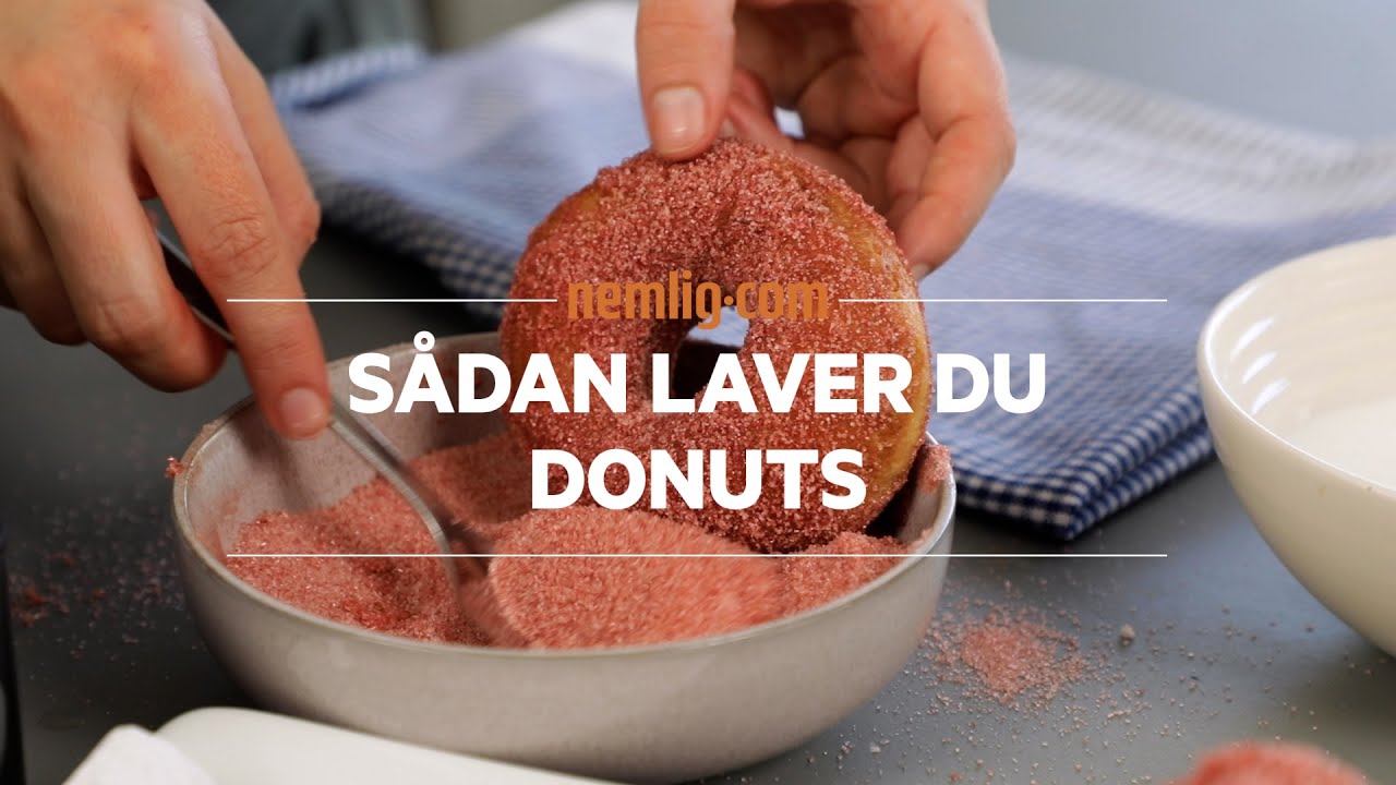 Sådan laver du lækre donuts