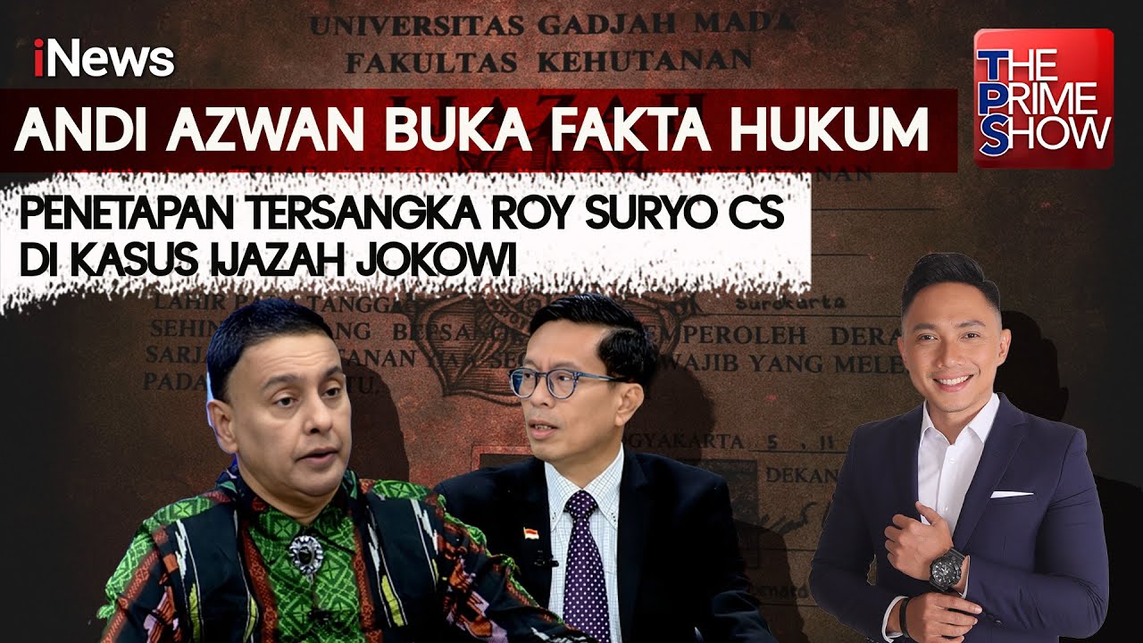 700 Barang Bukti & 130 Saksi, Andi Azwan: Tepat Jadikan Roy Suryo Cs Tersangka Kasus Ijazah Jokowi