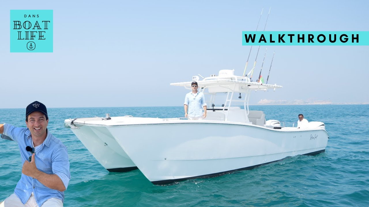 Silvercat 34CC — осмотрите этот рыболовный катерок Power Cat, построенный в ОАЭ.