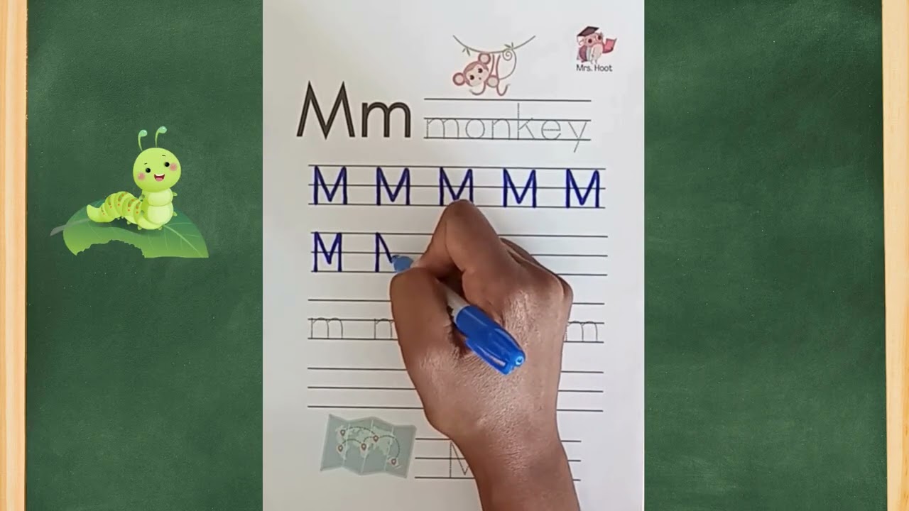 Letter M Tracing ✏️ Learn Uppercase & Lowercase M | Handwriting Practice for Kids