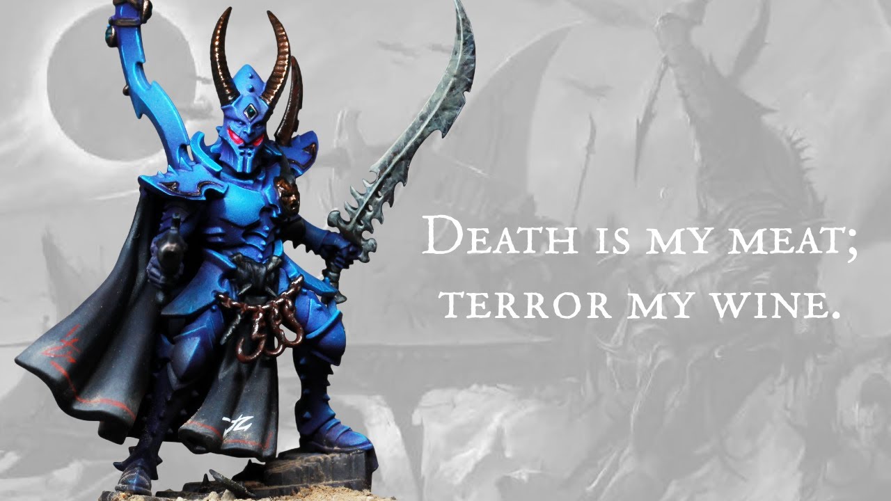 New Drukhari Archon: Painting the Most Evil Space Elf