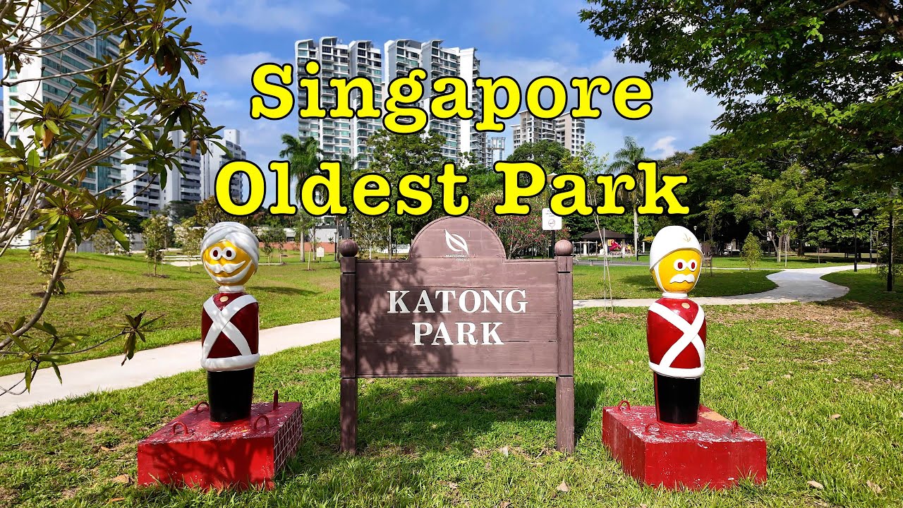 Singapore Oldest Park - Katong Park ASMR Walk #singapore #park #historical #asmr #ruins #oldplace