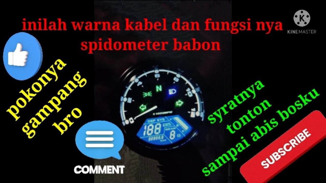 Tutorial spidometer babon