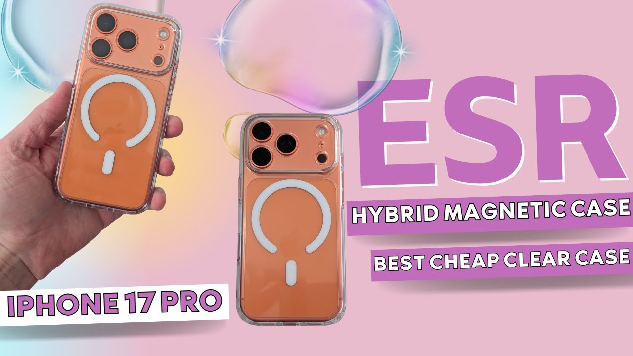 iPhone 17 Pro ESR Hybrid Magnetic Case Review. Clear Classic Series Designed for MagSafe. Best Cover