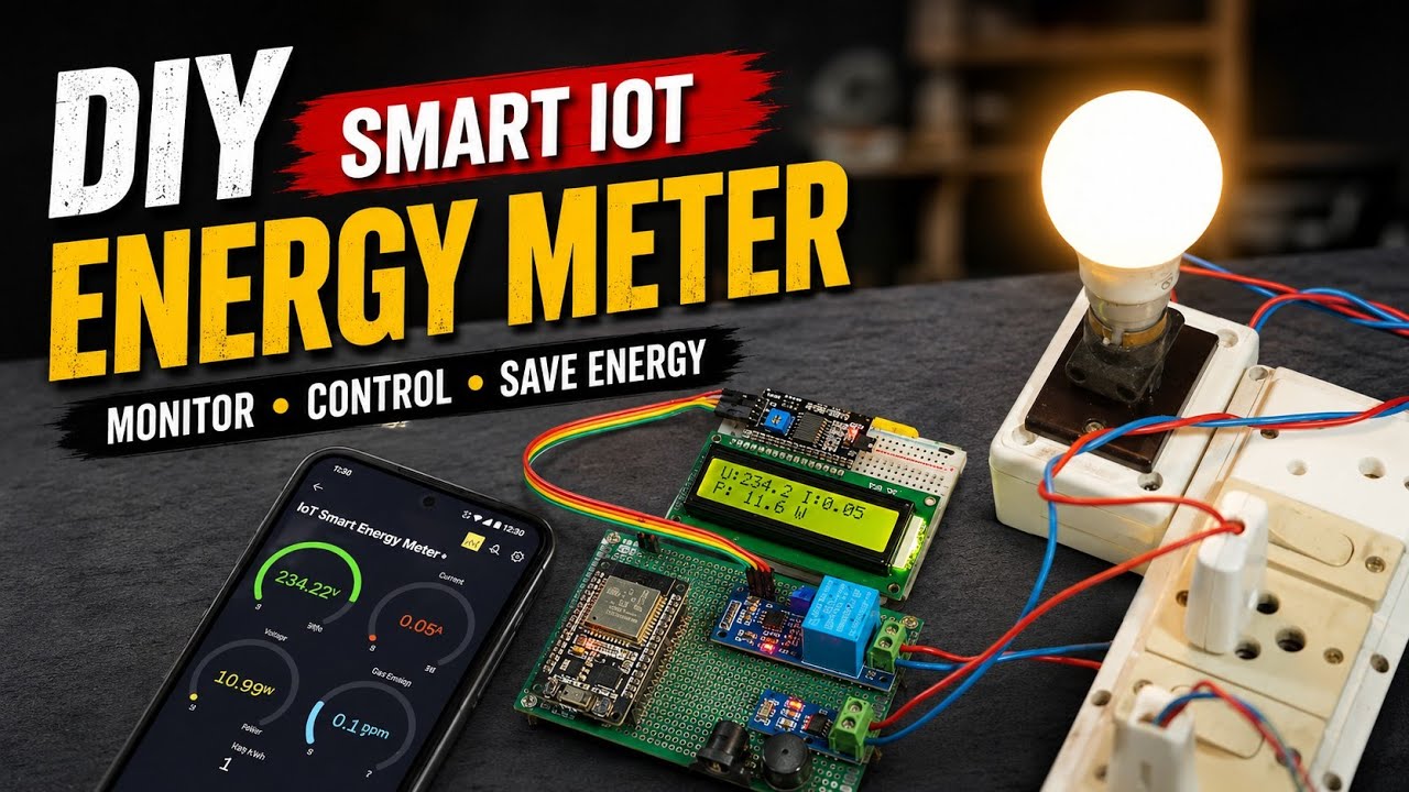 IoT Smart Energy Meter Using ESP32 & Blynk 2.0