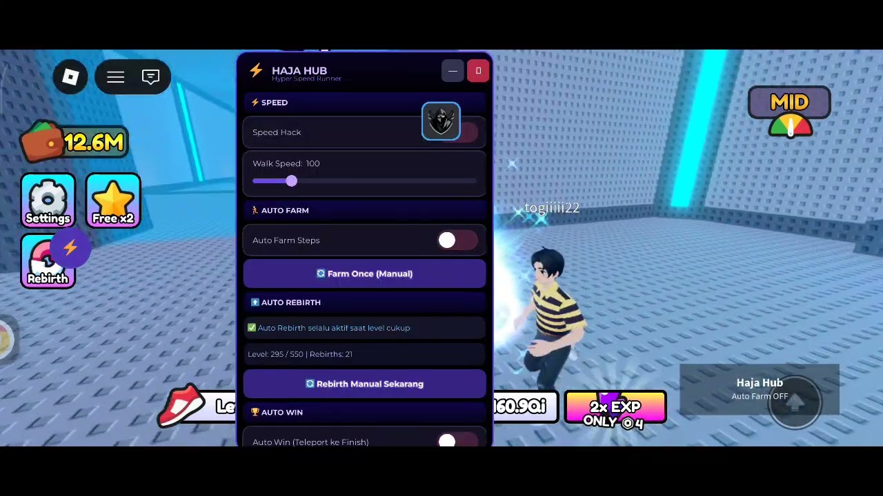 Hyper Speed Runner AUTO WIN Script 🔥 | Roblox Script GUI 2026