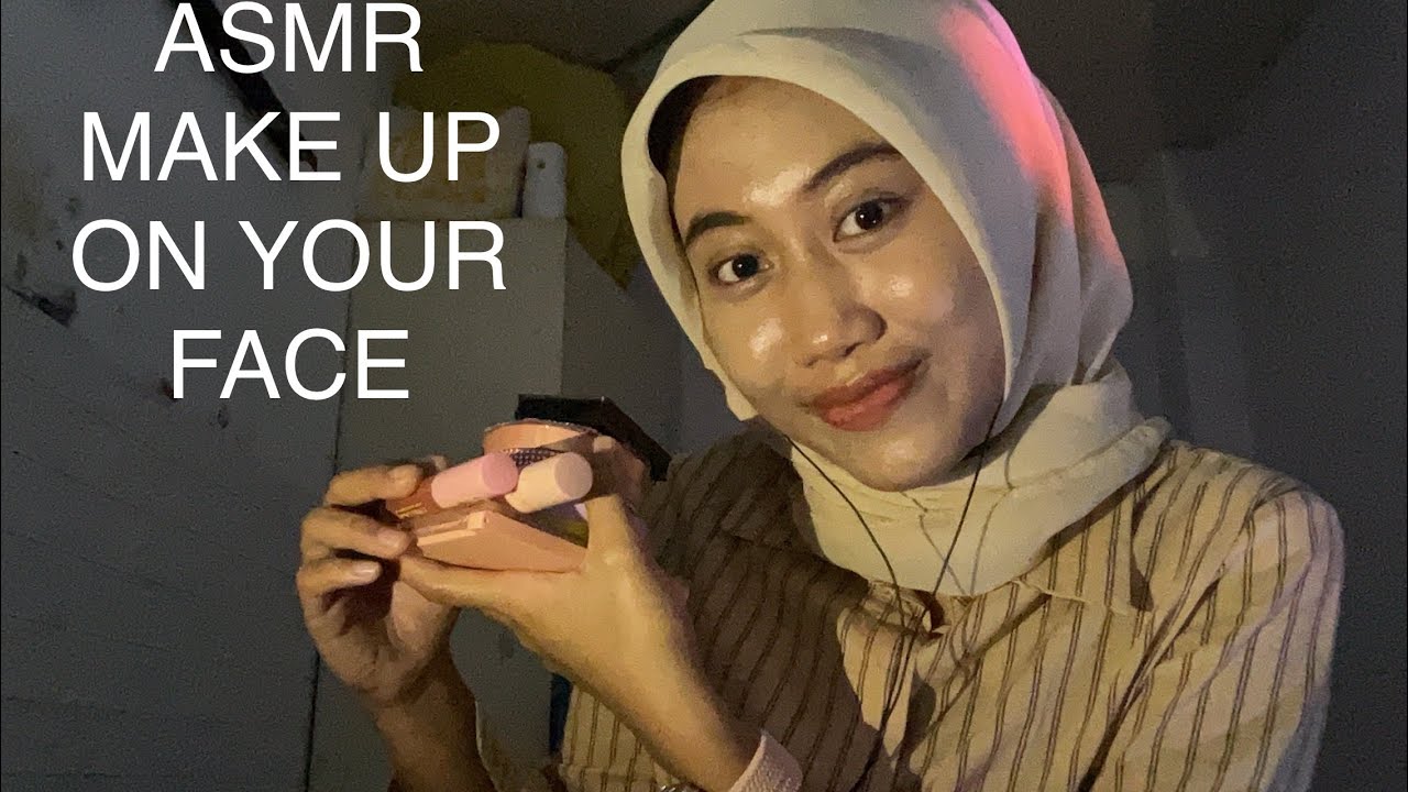 ASMR Make Up On Your Face   #asmr #asmrrelax #asmrsounds #asmrmakeup