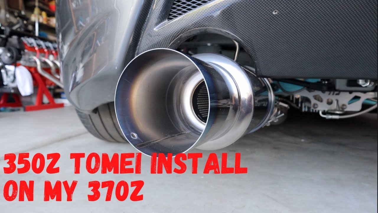Выхлопная система Tomei 350z и Y-образная труба на 370z (установка и запуск)