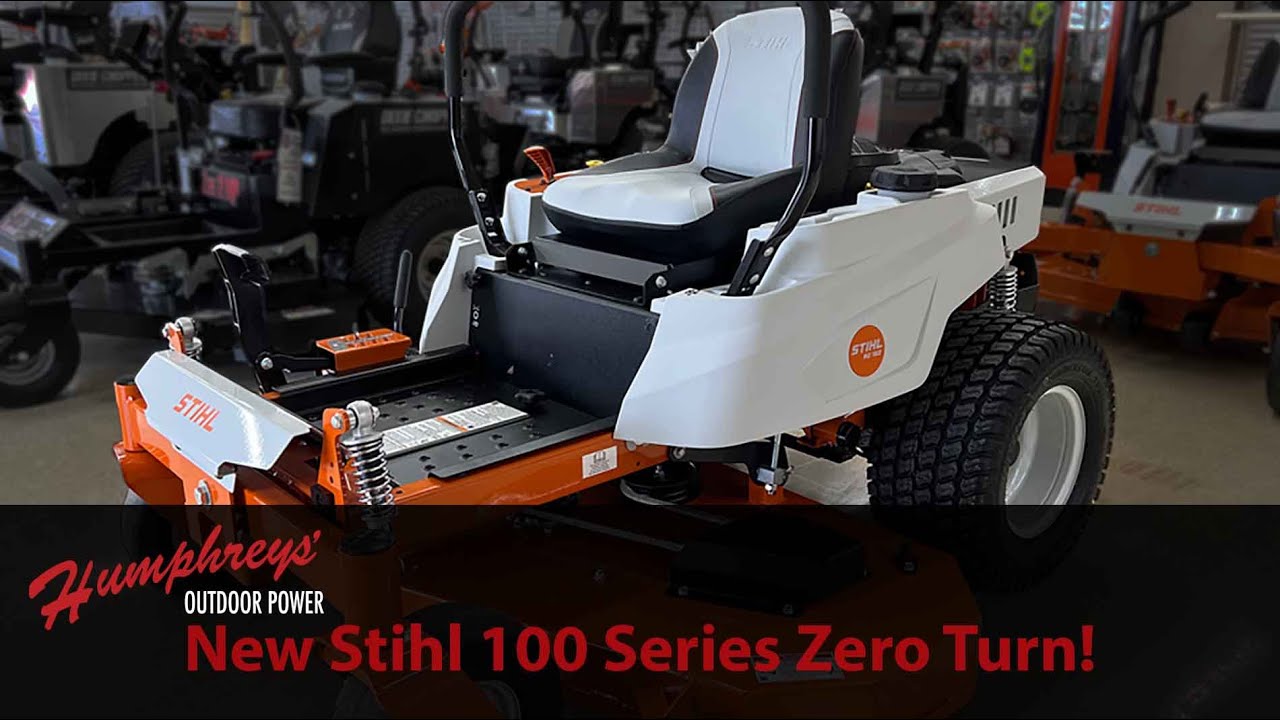 NEW Stihl Zero Turn Mower 100 Series Walkthrough