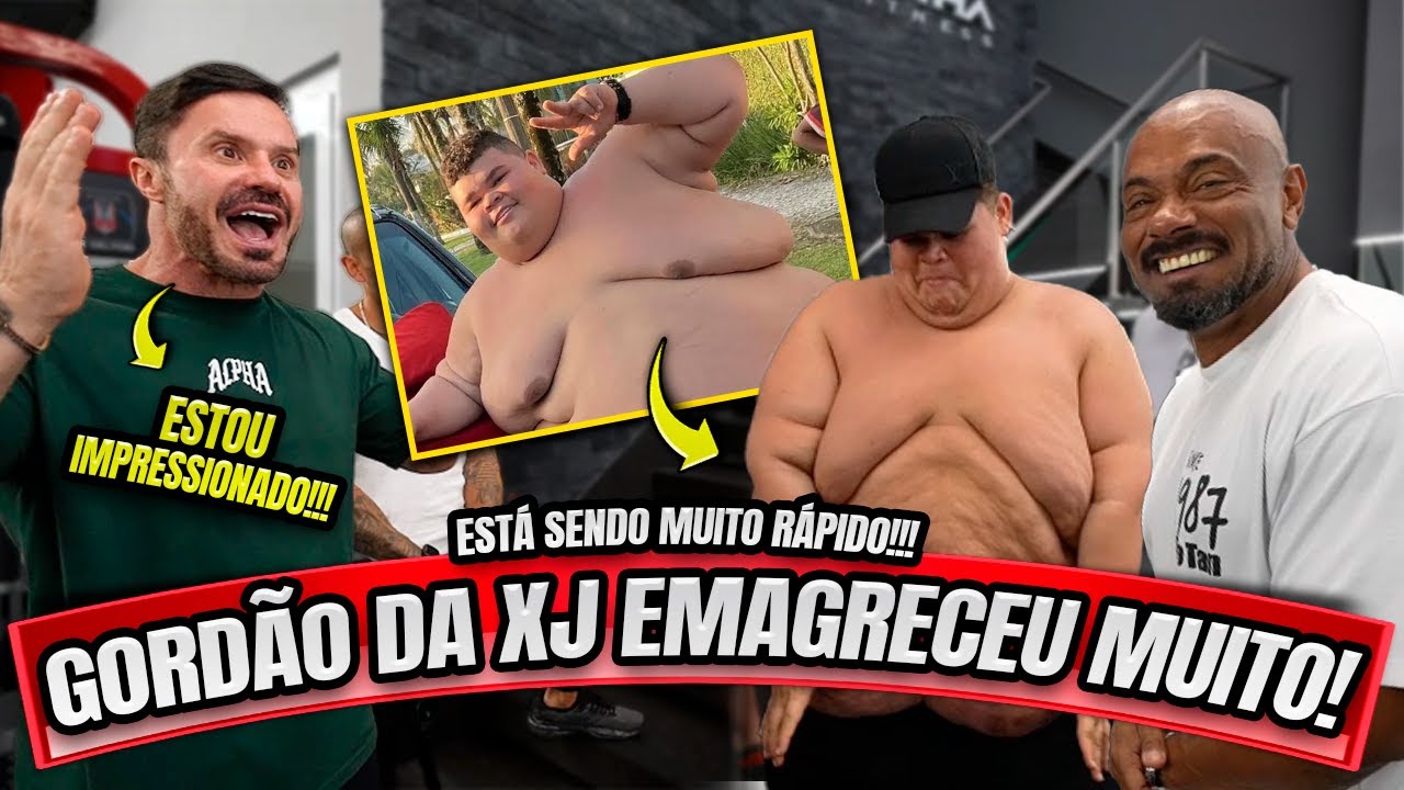 CARIANI FICA IMPRESSIONADO COM GORD&Atilde;O DA XJ!!! ELE EMAGRECEU MUITO!