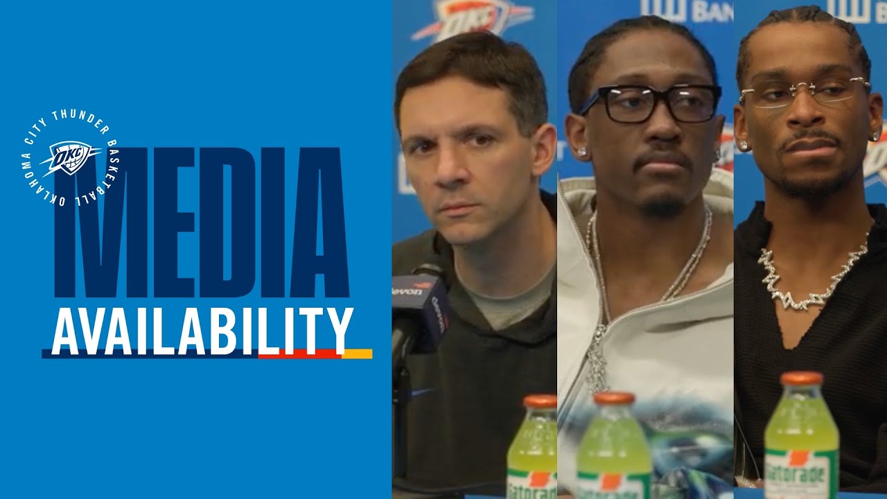Coach Daigneault, Jalen Williams, and SGA Postgame Media Availability | December 25, 2025
