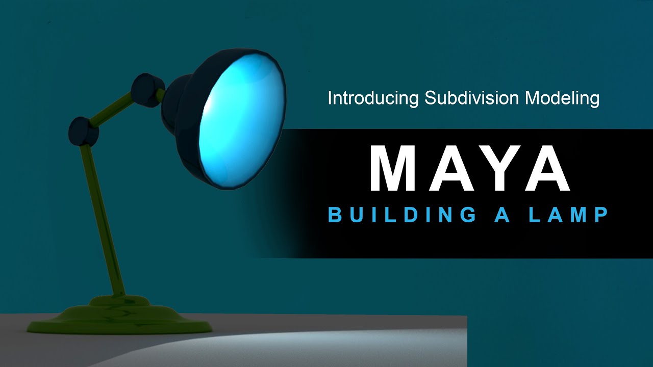 Building a lamp in Maya