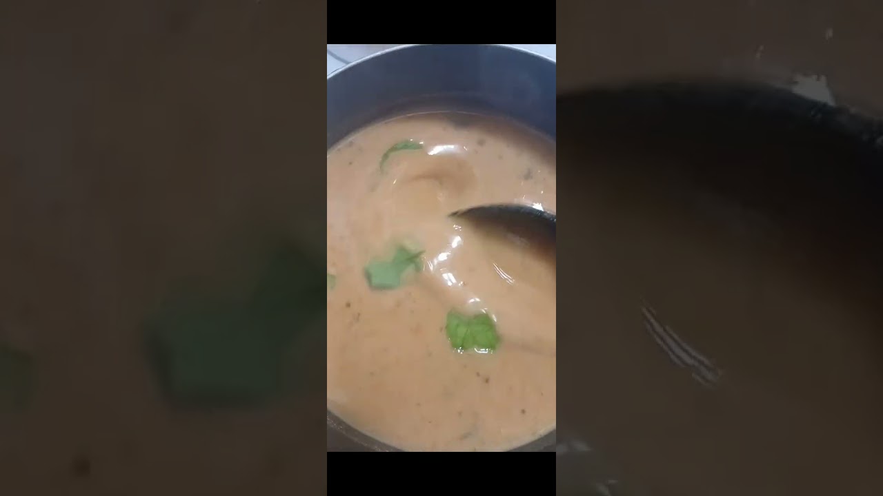 Preparando sopa de queso 