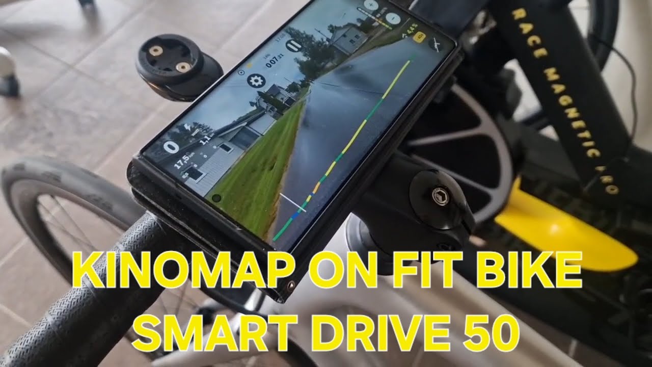 Приложение KINOMAP CYCLING для тренировок в помещении с Fit Bike Smart Drive 50