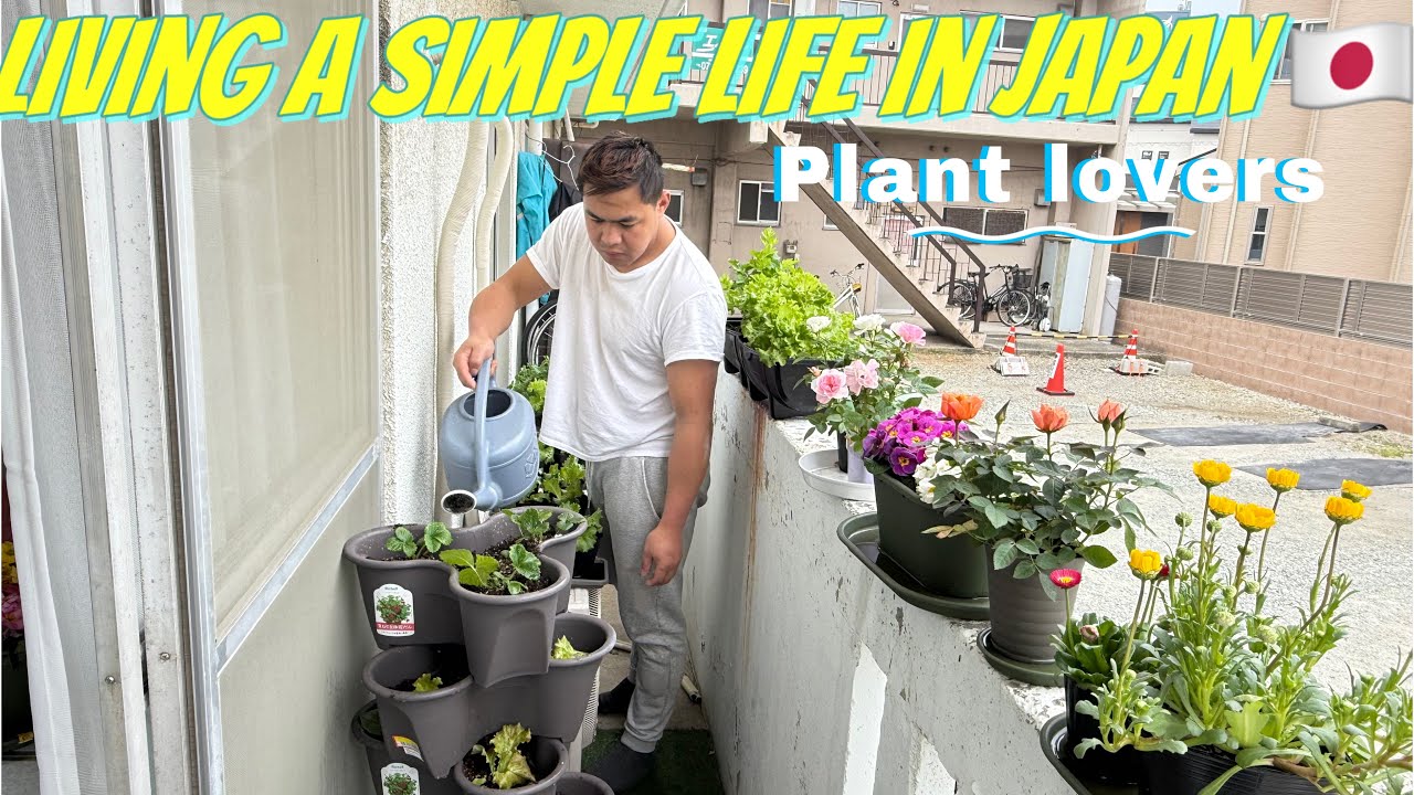 Simple living in japan 🇯🇵/cooking/Home made ramen/Vertical Gardening/OFW life in Japan/daily/silent